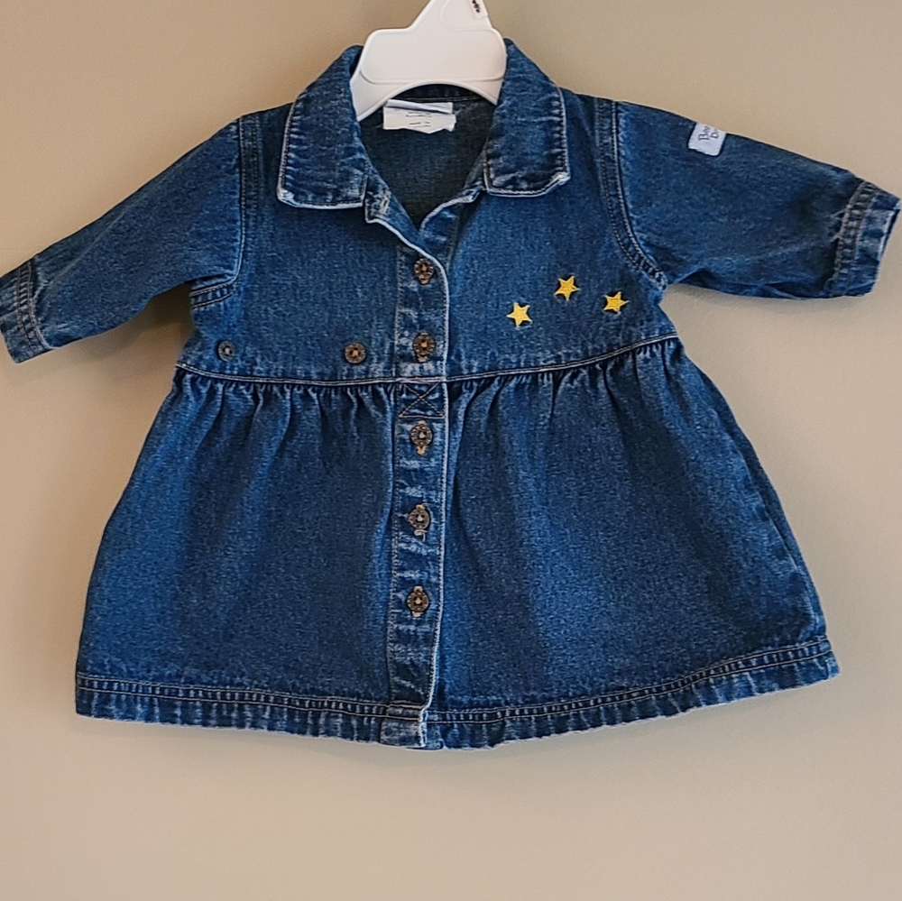 Little Me denim dress